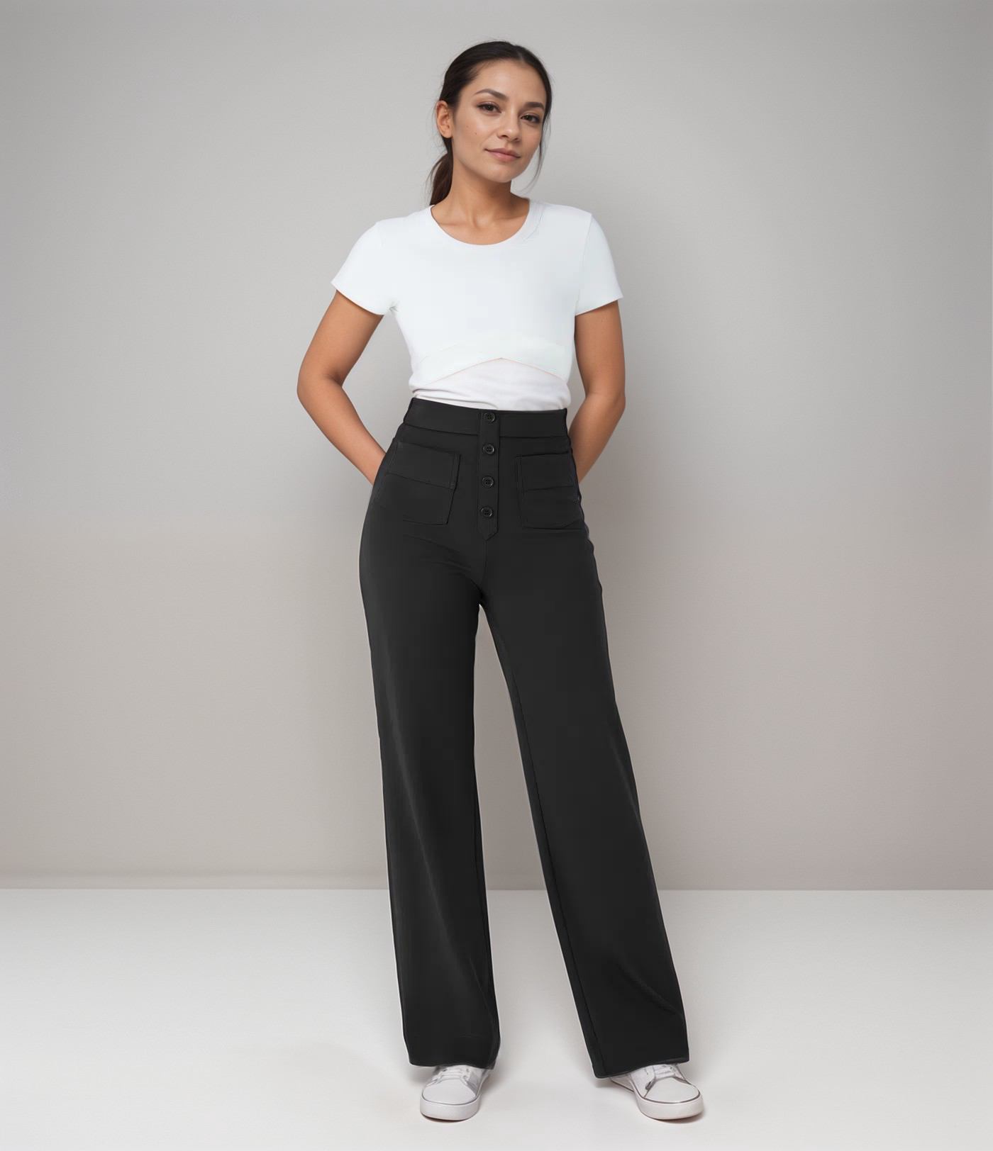 ELISABETH™ | Hochtaillierter Stretch-Hose