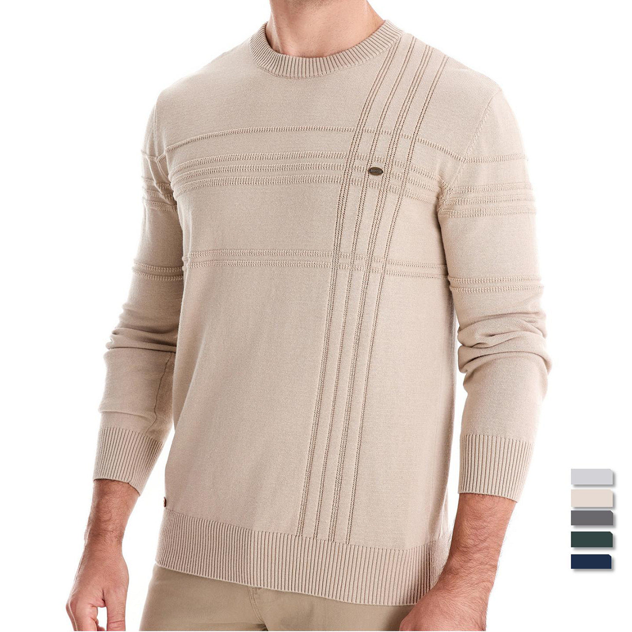 WALDRIK™ | Pullover mit Brustmuster